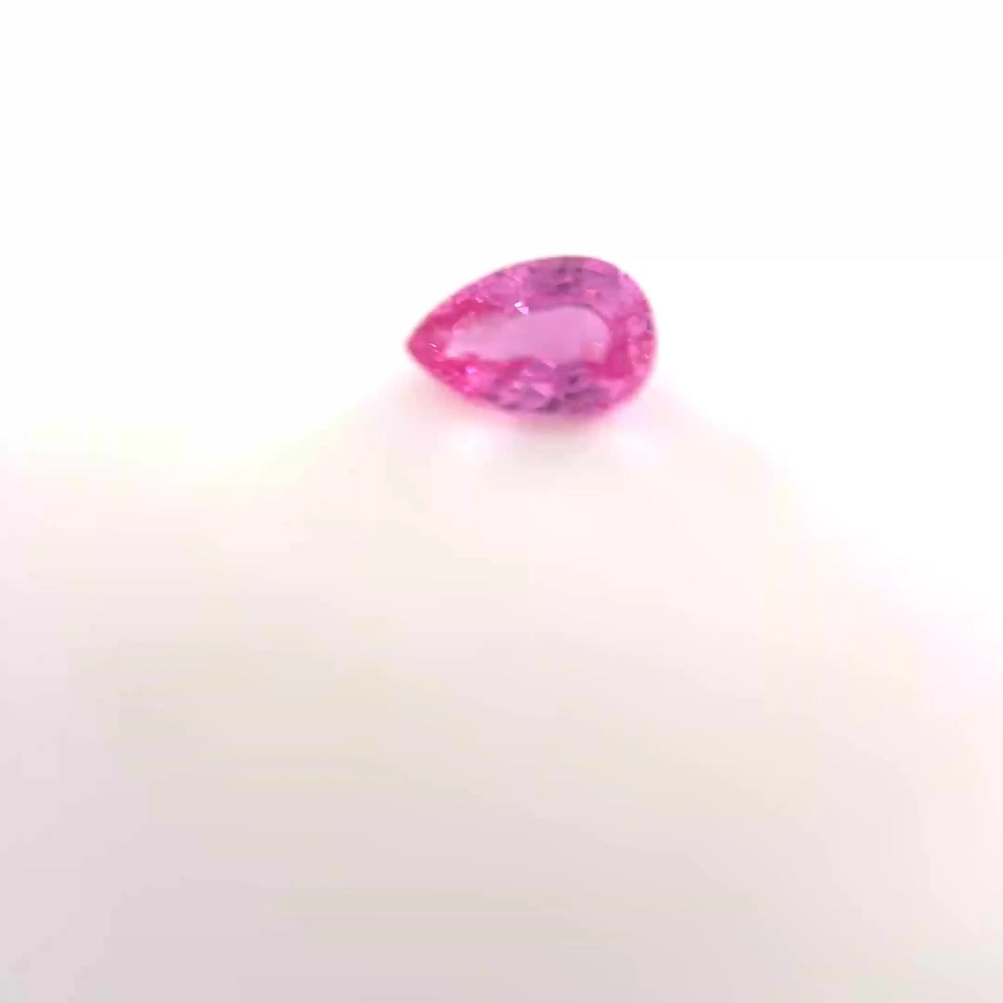 0.62ct Pear Natural Sapphire (Colour Pink, Clarity Eye Clean, Cut Faceted)