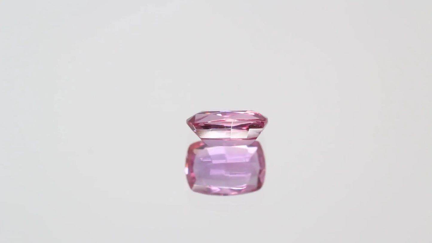 0.95ct Cushion Natural Sapphire (Colour Pink, Clarity Eye Clean, Cut Faceted)