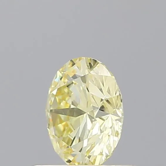 0.62ct Round Lab Grown Diamond (Colour Fancy Yellow, Clarity VS1, Cut EX, IGI Certified)