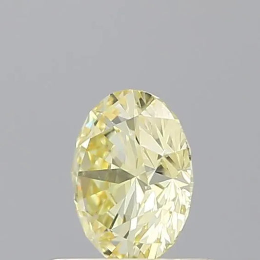0.62ct Round Lab Grown Diamond (Colour Fancy Yellow, Clarity VS1, Cut EX, IGI Certified)