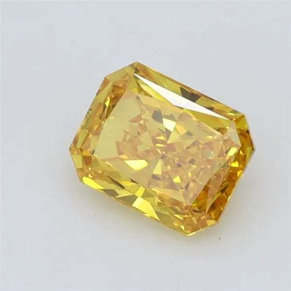 0.70ct Radiant Lab Grown Diamond (Colour Fancy Vivid Yellow, Clarity VVS2, IGI Certified)