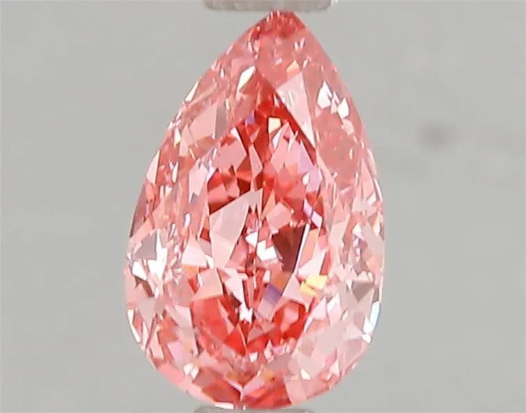 1.08ct Pear Lab Grown Diamond (Colour Fancy Vivid Pink, Clarity VS1, IGI Certified)