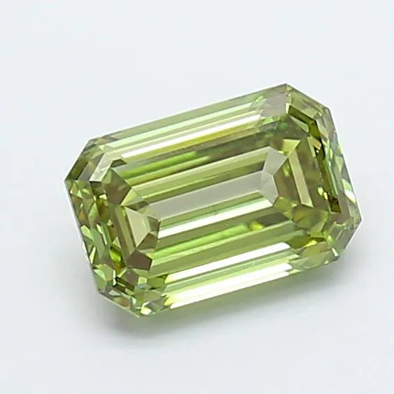 1.11ct Emerald Lab Grown Diamond (Colour Fancy Vivid Green, Clarity VS1, IGI Certified)