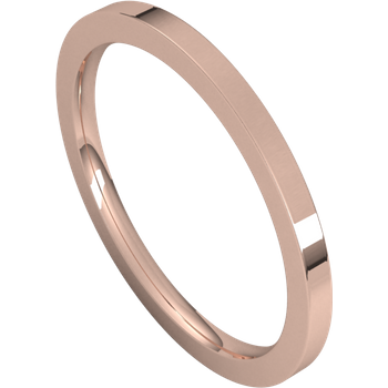 1.5mm Flat Band (Rose Gold)