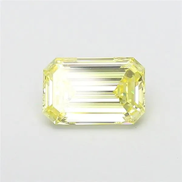 1.71ct Emerald Lab Grown Diamond (Colour Fancy Yellow, Clarity VS2, IGI Certified)