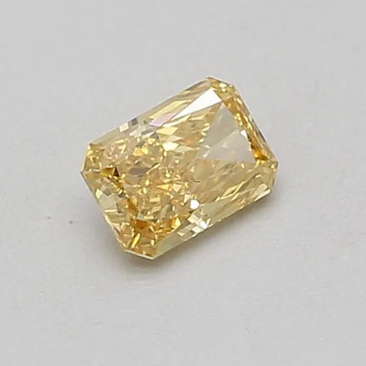 0.43ct Radiant Lab Grown Diamond (Colour Fancy Vivid Yellow, Clarity VVS2, IGI Certified)