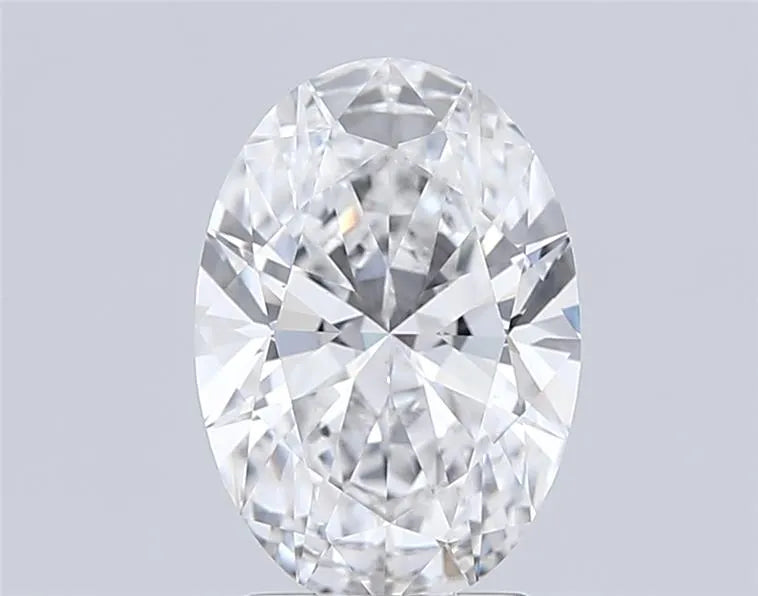 2.58ct Oval Lab Grown Diamond (Colour D, Clarity VVS2, IGI Certified)