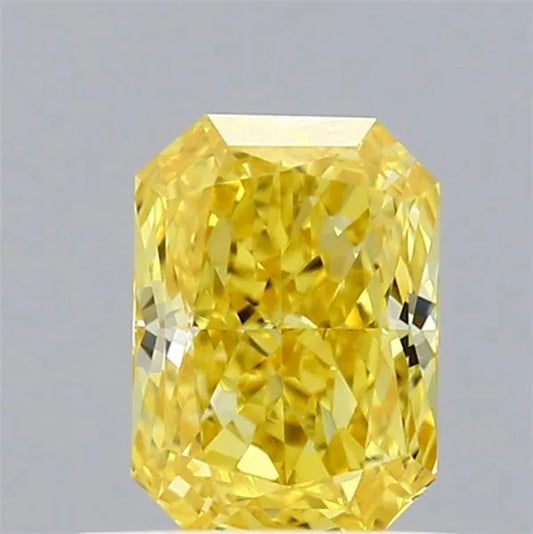 0.54ct Radiant Lab Grown Diamond (Colour Fancy Vivid Yellow, Clarity VVS1, IGI Certified)