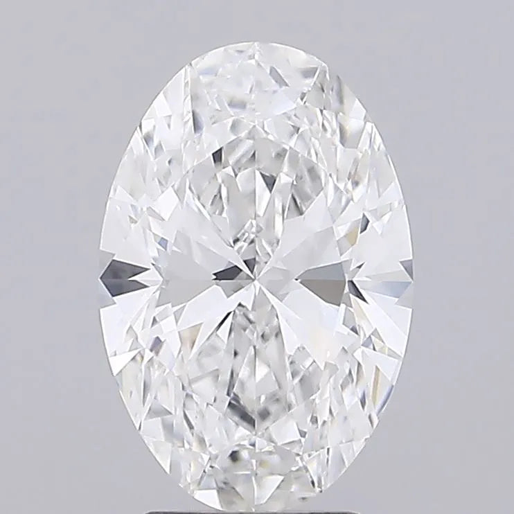 2.80ct Oval Lab Grown Diamond (Colour E, Clarity VVS2, IGI Certified)