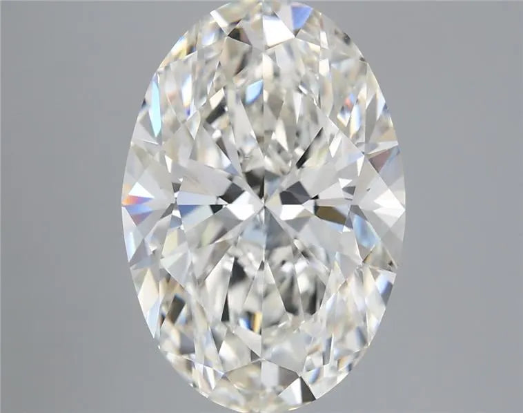 5.01ct Oval Lab Grown Diamond (Colour G, Clarity VVS2, IGI Certified)