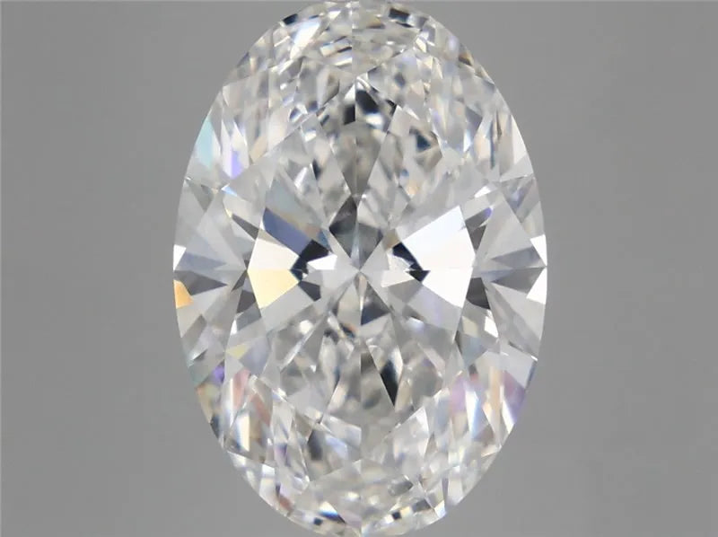 5.19ct Oval Lab Grown Diamond (Colour E, Clarity VVS2, IGI Certified)