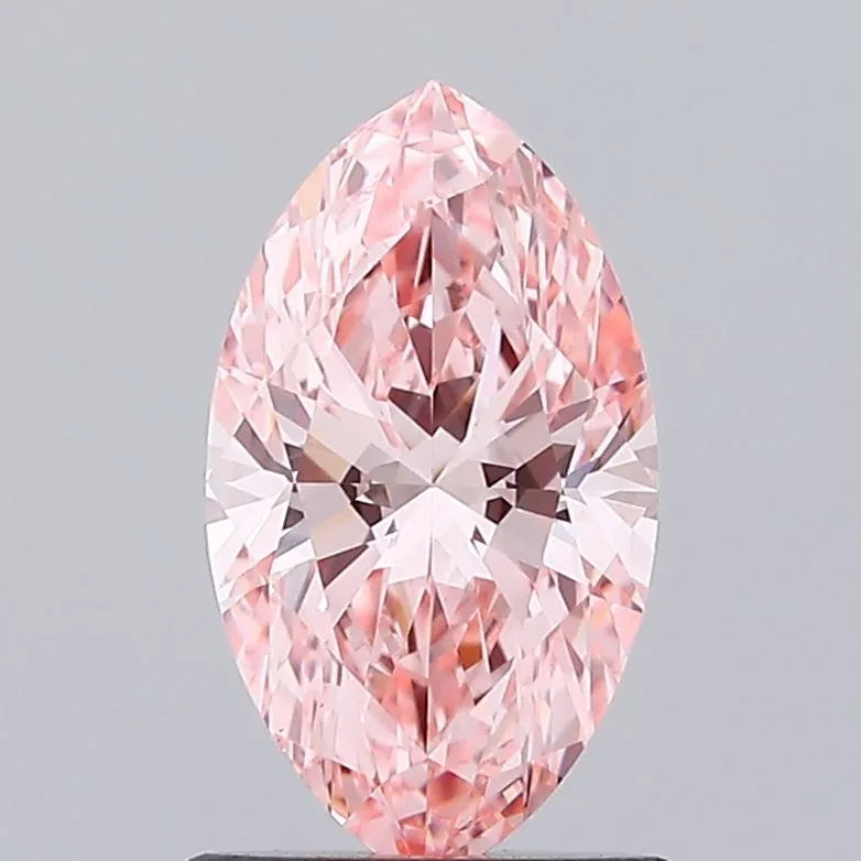 1.04ct Marquise Lab Grown Diamond (Colour Fancy Vivid Pink, Clarity VS1, IGI Certified)