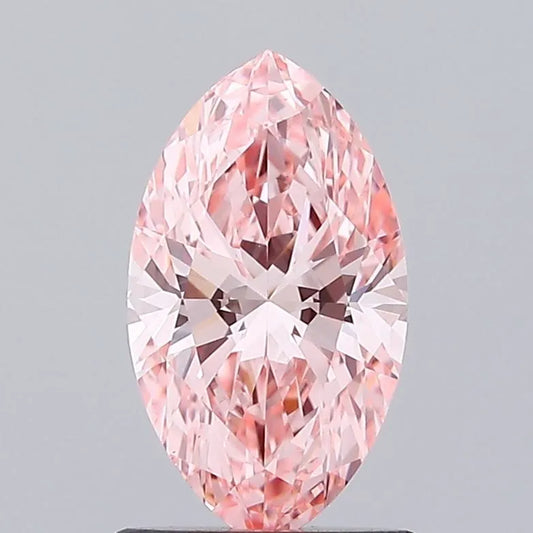 1.04ct Marquise Lab Grown Diamond (Colour Fancy Vivid Pink, Clarity VS1, IGI Certified)