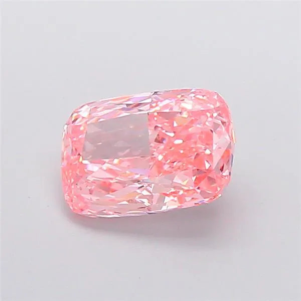 2.09ct Cushion modified Lab Grown Diamond (Colour Fancy Vivid Pink, Clarity VS1, IGI Certified)
