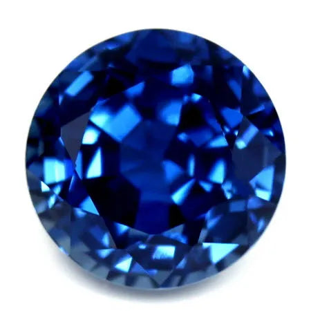 2.13ct Round Natural Sapphire (Colour Blue, Clarity Eye Clean, Cut Faceted)