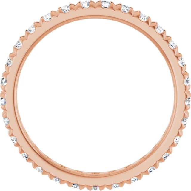 2.1mm Pavé Diamond Eternity Band