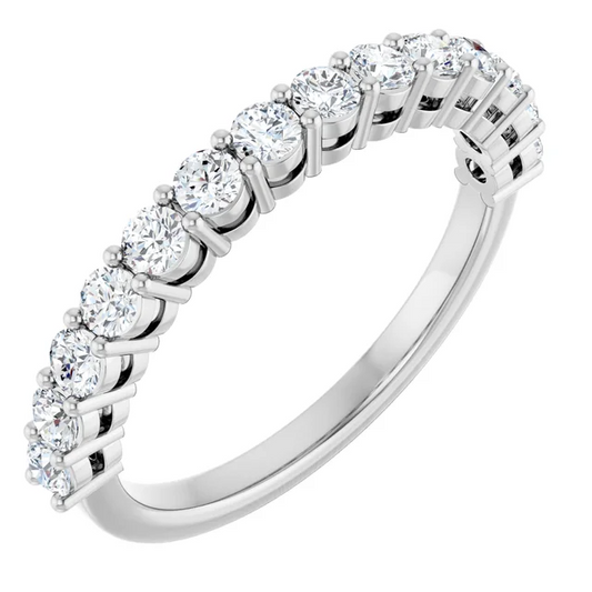 2.25mm Diamond Half Eternity Band