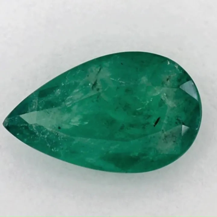 2.37ct Pear Natural Emerald (Colour Green, Clarity Slightly Included, Cut Faceted)