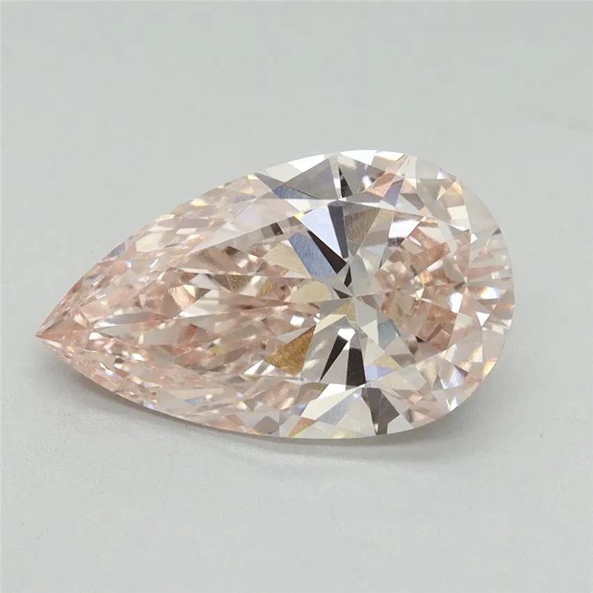 2.70ct Pear Lab Grown Diamond (Colour Fancy Intense Pink, Clarity VVS2, IGI Certified)