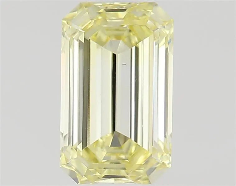 0.73ct Emerald Lab Grown Diamond (Colour Fancy Yellow, Clarity VS1, IGI Certified)