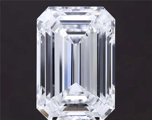 7.01ct Emerald Lab Grown Diamond (Colour D, Clarity VVS2, IGI Certified)