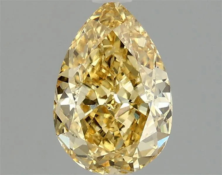 1.59ct Pear Lab Grown Diamond (Colour Fancy Vivid Yellow, Clarity VS2, IGI Certified)