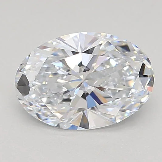 0.75ct Oval Lab Grown Diamond (Colour E, Clarity VVS1, IGI Certified)
