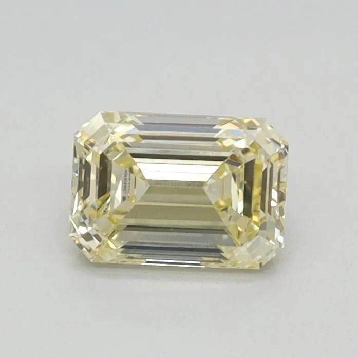 0.52ct Emerald Lab Grown Diamond (Colour Fancy Yellow, Clarity VS1, IGI Certified)