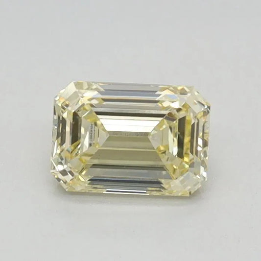 0.52ct Emerald Lab Grown Diamond (Colour Fancy Yellow, Clarity VS1, IGI Certified)