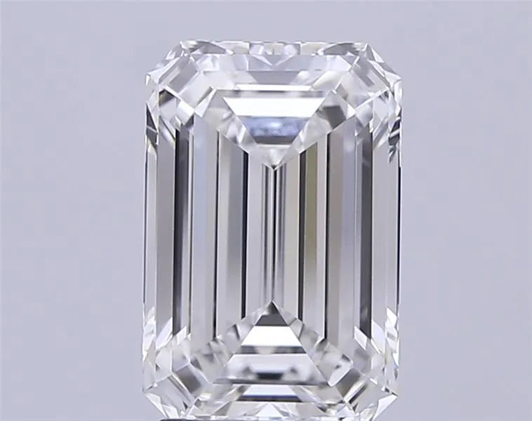 3.05ct Emerald Lab Grown Diamond (Colour F, Clarity VVS2, IGI Certified)