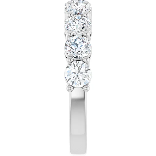 3.8mm Diamond Half Eternity Band
