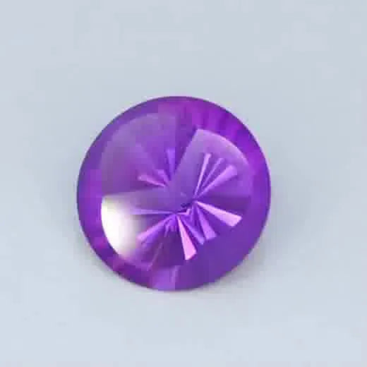 4.19ct Round Natural Amethyst (Colour Purple, Clarity Eye Clean, Cut Faceted)