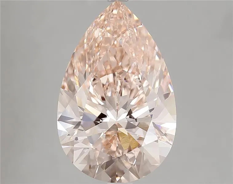 4.98ct Pear Lab Grown Diamond (Colour Fancy Intense Pink, Clarity VVS2, IGI Certified)