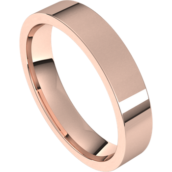 4mm Flat Band (Rose Gold)