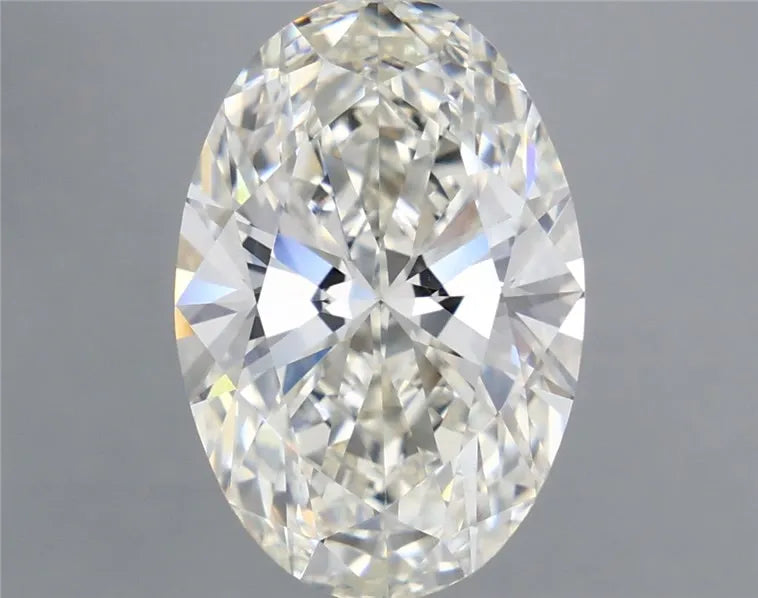 5.10ct Oval Lab Grown Diamond (Colour H, Clarity VVS2, IGI Certified)