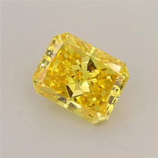 0.50ct Radiant Lab Grown Diamond (Colour Fancy Vivid Yellow, Clarity VVS1, IGI Certified)