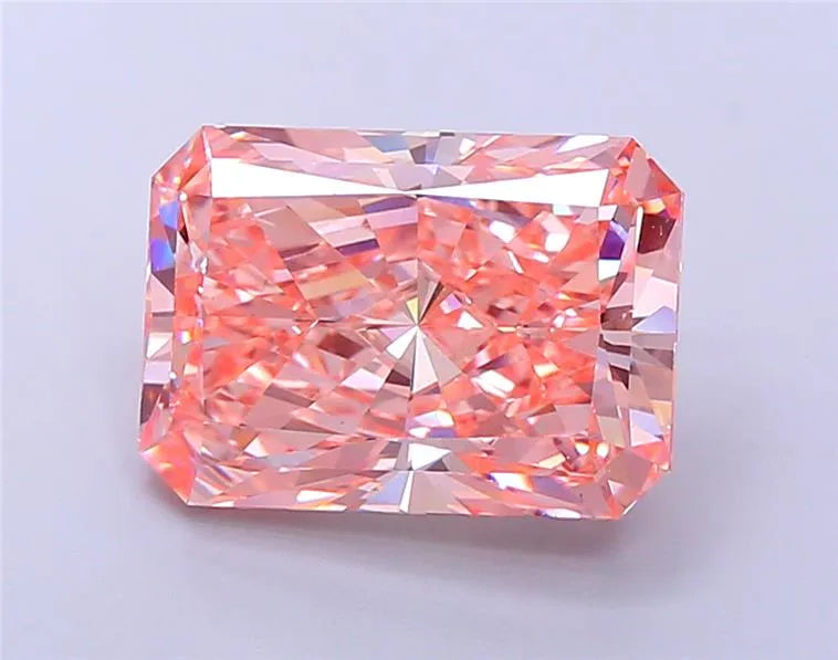 9.04ct Radiant Lab Grown Diamond (Colour Fancy Vivid Pink, Clarity VS1, IGI Certified)
