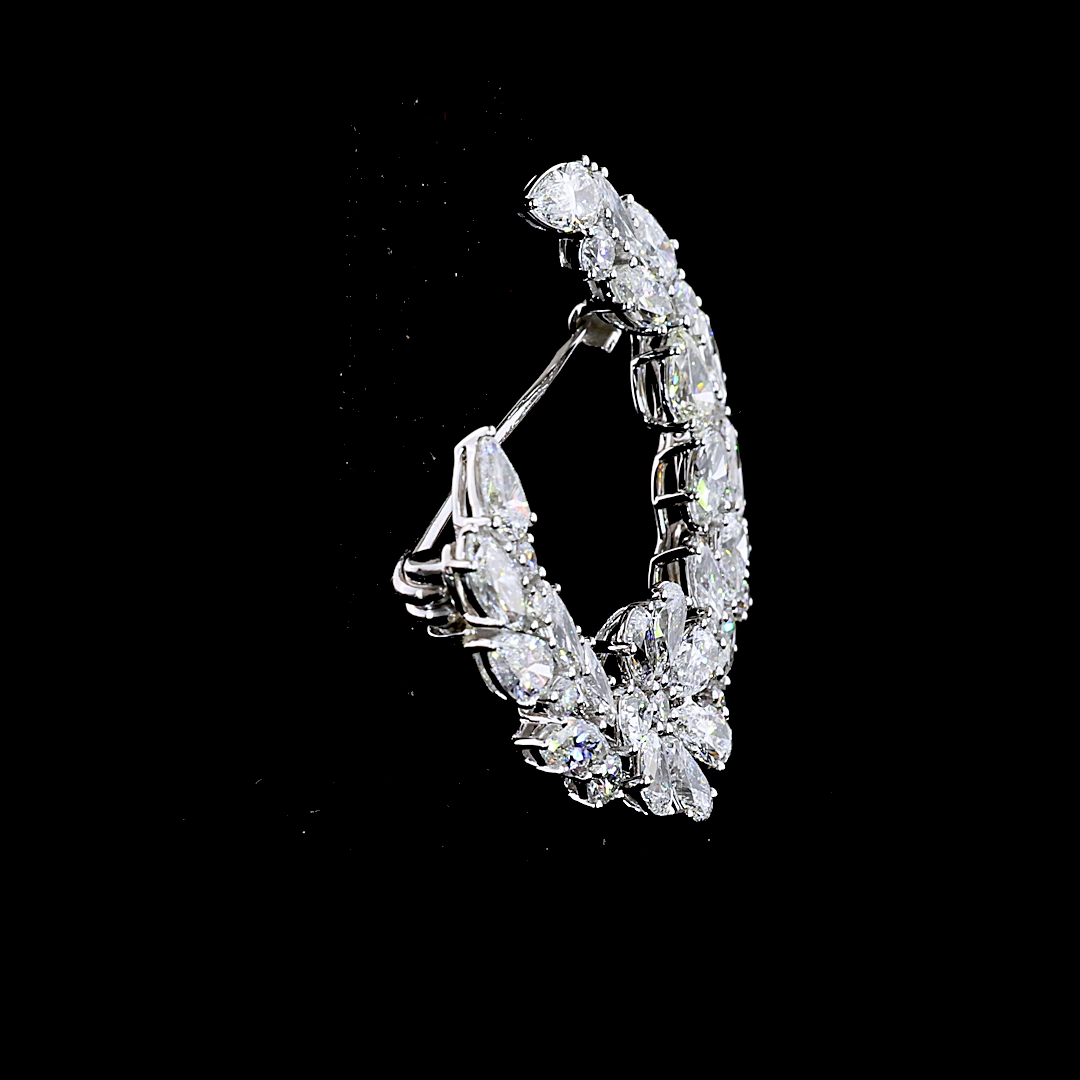 3.73ctw Lab Grown Diamond Brooch