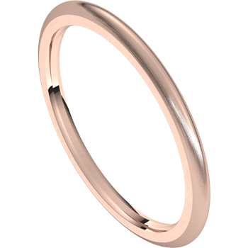 1.5mm rounded rose gold band.