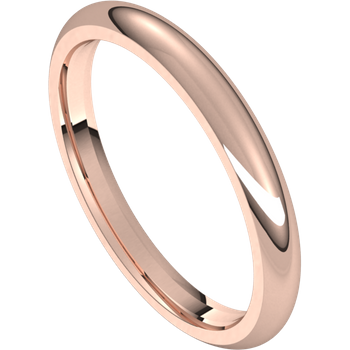 2.5mm Round Band (Rose Gold)