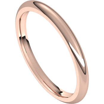 2mm Round Band (Rose Gold)