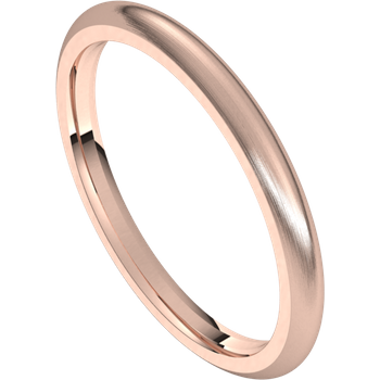 2mm Round Band (Rose Gold)