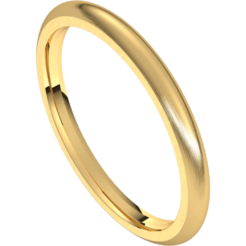 2mm Round Band (Yellow Gold)