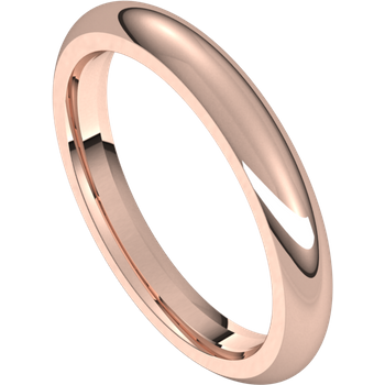 3mm Round Band (Rose Gold)