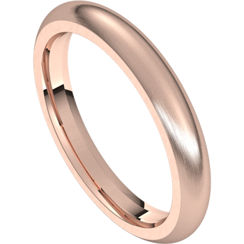 3mm Round Band (Rose Gold)