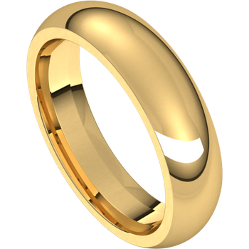 5mm Round Band (Yellow Gold)