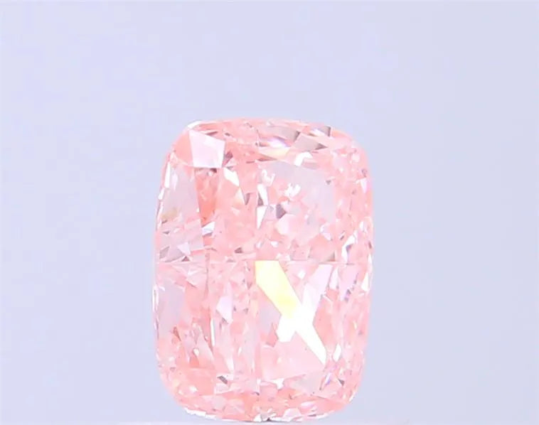0.83ct Cushion modified Lab Grown Diamond (Colour Fancy Intense Pink, Clarity VS1, IGI Certified)