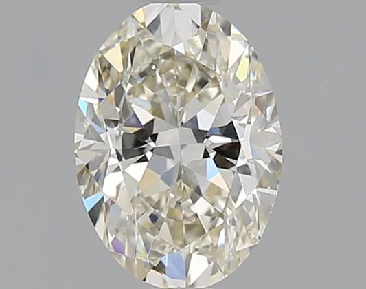 0.90ct Oval Natural Diamond (Colour J, Clarity VS2, GIA Certified)