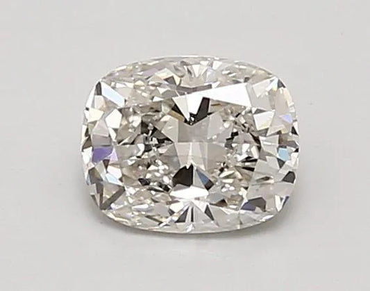 0.92ct cushion modified lab grown diamond, color G, clarity VS2.