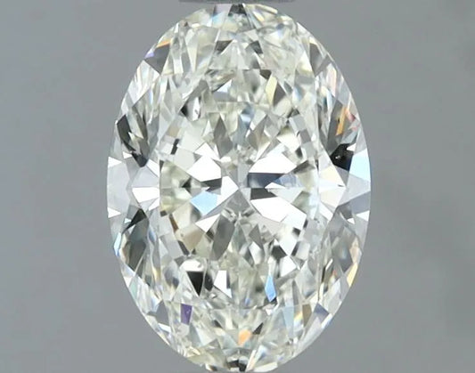 0.92ct Oval Natural Diamond (Colour J, Clarity VS2, Cut VG, IGI Certified)